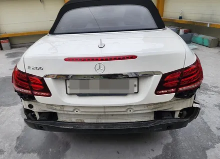 E200 컨버터블 자차 보험처리 판금도색 할증 안되게~ / 강남 대치동