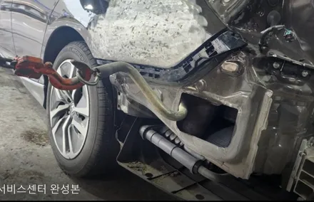 자동차 수리시 판금도색 & 부품교환 어떤 선택이 좋을가?(차빡이) / 강남 대치동