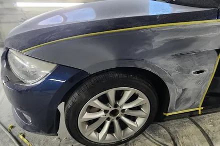 젊음의 로망 bmw328i 컨버터블 중고차를 새 차 만들기(자동차 광택, 휠복원,판금도색) / 강남 대치동
