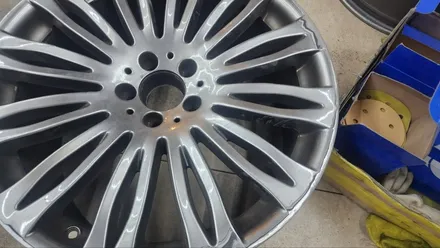마이바흐 불판 휠 s500 고스트 크롬 휠 복원 ~ / 강남 대치동