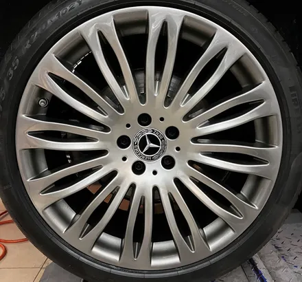 벤츠 s450 순정 휠 복원 도색 진행 후기! / 강남 대치동