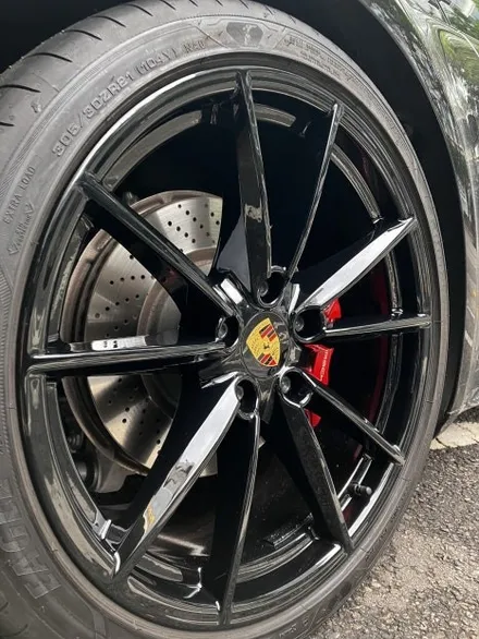 포르쉐 911 카레라4S  강남 블랙유광 휠복원 / 강남 대치동