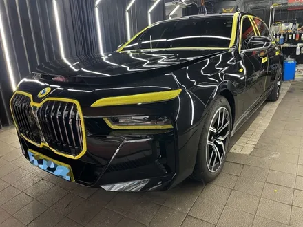 BMW i7 새차만들기- 부분도색, 광택,휠복원,유리막코팅 / 강남 대치동