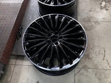 GLC43 AMG 자동차 휠 도색, 꾸안꾸 스타일  디자인 변경은 - 골드엠 / 강남 대치동