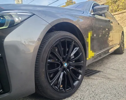 BMW 750Li xdrive 유광블랙 색상변경 / 대구 동구 각산동