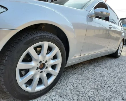 벤츠 S500 용접작업 및 실버 도색 / 대구 동구 각산동