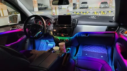 벤츠 GLE 350d 코더스(chorders) 엠비언트 라이트 출장 시공! 엄청 화려해졌습니다! / 시흥, 안산, 군포, 안양
