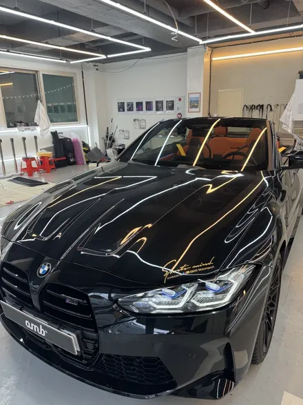BMW M4 컨버터블 비노출 엠비언트 및 컬러안전벨트 시공 국산 코더스 서울 경기 자동차 튜닝 / 시흥, 안산, 군포, 안양