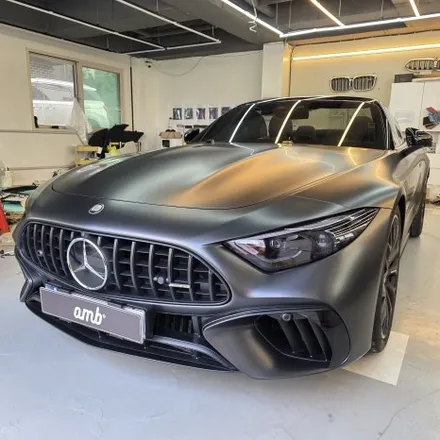 벤츠 SL63 AMG 컬러 안전벨트 시공 / 시흥, 안산, 군포, 안양