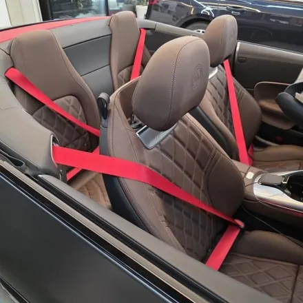 벤츠 SL63 AMG 컬러 안전벨트 시공 / 시흥, 안산, 군포, 안양