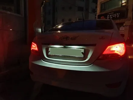 엑센트 엠비언트 시공 + 번호판등 실내등 LED 교체 / 시흥, 안산, 군포, 안양