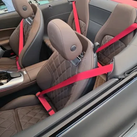벤츠 SL63 AMG 컬러 안전벨트 시공 / 시흥, 안산, 군포, 안양
