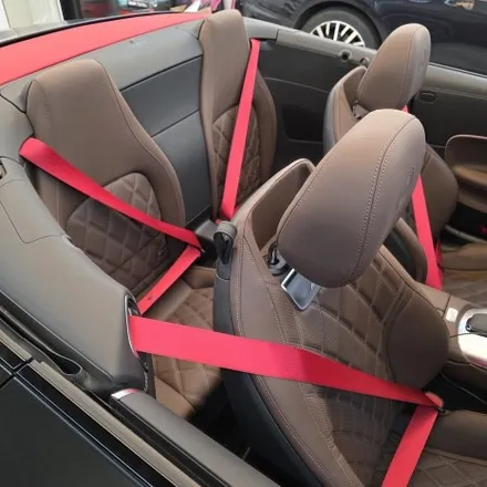 벤츠 SL63 AMG 컬러 안전벨트 시공 / 시흥, 안산, 군포, 안양