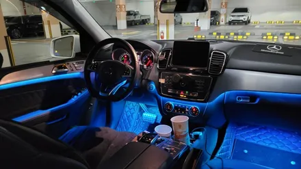 벤츠 GLE 350d 코더스(chorders) 엠비언트 라이트 출장 시공! 엄청 화려해졌습니다! / 시흥, 안산, 군포, 안양