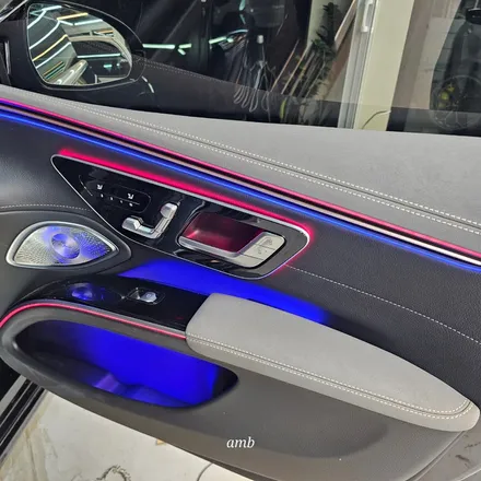 벤츠 EQS 350 에 엠비언트 추가가 가능하다고?! 에이엠비에서 완성해냈습니다!