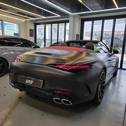 벤츠 SL63 AMG 컬러 안전벨트 시공 / 시흥, 안산, 군포, 안양