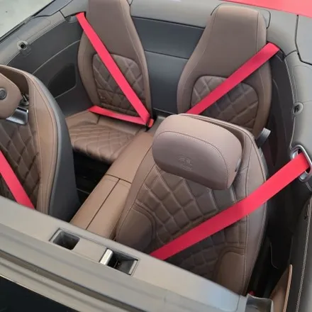 벤츠 SL63 AMG 컬러 안전벨트 시공 / 시흥, 안산, 군포, 안양