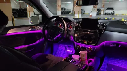 벤츠 GLE 350d 코더스(chorders) 엠비언트 라이트 출장 시공! 엄청 화려해졌습니다! / 시흥, 안산, 군포, 안양