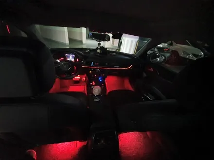 아우디 a6 엠비언트 , 풋등 시공으로 실내 분위기 up ! / 시흥, 안산, 군포, 안양