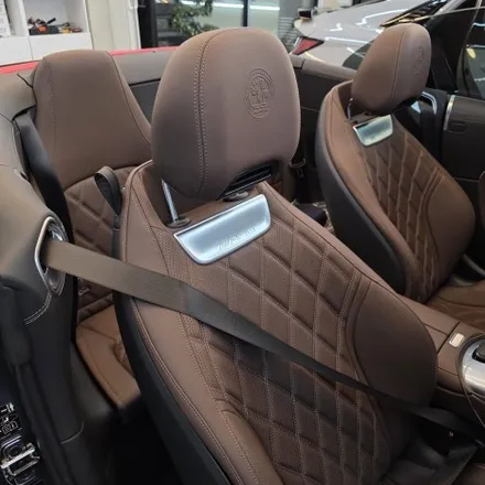 벤츠 SL63 AMG 컬러 안전벨트 시공 / 시흥, 안산, 군포, 안양