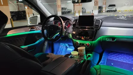 벤츠 GLE 350d 코더스(chorders) 엠비언트 라이트 출장 시공! 엄청 화려해졌습니다! / 시흥, 안산, 군포, 안양
