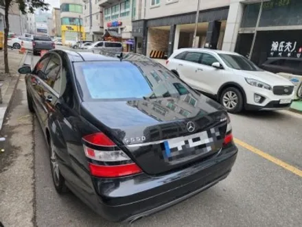 안산썬팅 방문한 2009년 벤츠 s500 전체유리  블락포디 올라 썬팅!