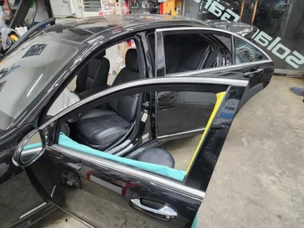 안산썬팅 방문한 2009년 벤츠 s500 전체유리  블락포디 올라 썬팅!