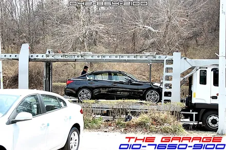 대전신차검수 인피니티Q50하이브리드신차검수와 루마썬팅 아이나비블랙박스 뷔르트언더코팅 작업  <더게러지> THE GARAGE / 대전 유성 화암동