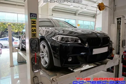 대전 세종시 BMW520D 노면 소음 감소를 위한 타이어방음 작업기 <더게러지> THE GARAGE / 대전 유성 화암동