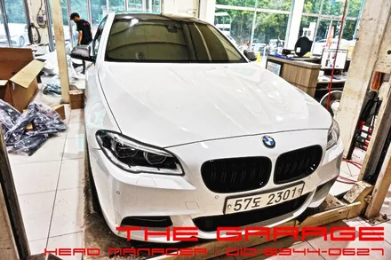 BMW M550d F10 바디 20인치 휠교환 + 옐로우컬러 캘리퍼도색작업 인스톨 / 대전 유성, 세종, 논산