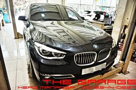 BMW 5GT 보험사고수리 프론트 범퍼 M패키지 바디킷 장착 인스톨 / 대전 유성, 세종, 논산