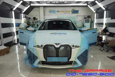 BMW IX 비반사 비금속 세라믹필름 솔라가드 볼텍스IR 썬팅 작업 / 대전 유성, 세종, 논산