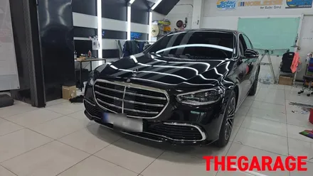 벤츠 W223 S클래스 S450d 피아노트림 시공 / 대전 유성 화암동