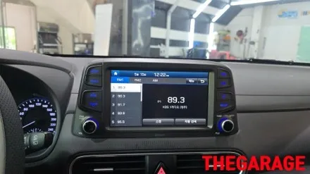 코나 폴안테나부러짐 샤크안테나로 교환 작업 코나고질병 / 대전 유성 화암동