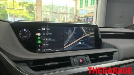 렉서스 ES300H 유무선겸용 터치 카플레이&안드로이드오토 모듈시공 / 대전 유성 화암동