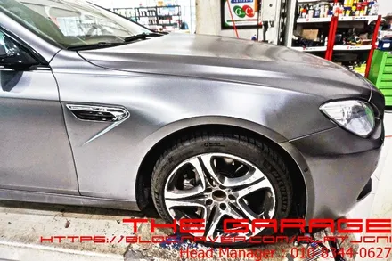 대전세종BMW바디킷 대전아우디바디킷 대전벤츠바디킷 - BMW 640d M6바디킷 프론트범퍼 휀다 리얼카본스포일러 인스톨 / 대전 유성 화암동