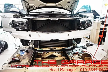 대전컨버젼 대전수입차컨버젼 대전바디킷 대전수입차바디킷 - bmw 3GT F34 사고로인한 M바디킷 컨버젼 작업 인스톨 / 대전 유성 화암동