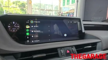 렉서스 ES300H 유무선겸용 터치 카플레이&안드로이드오토 모듈시공 / 대전 유성 화암동