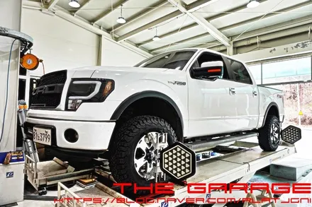 대전세종시픽업트럭 대전F150 대전F250 대전F350 대전렘1500 대전닷지 - < 더 게러지 > 포드 F150 BF굿리치 타이어  275 / 70/ 18 3d얼라이먼트 적용 / 대전 유성 화암동