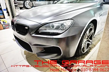 대전세종BMW바디킷 대전아우디바디킷 대전벤츠바디킷 - BMW 640d M6바디킷 프론트범퍼 휀다 리얼카본스포일러 인스톨 / 대전 유성 화암동