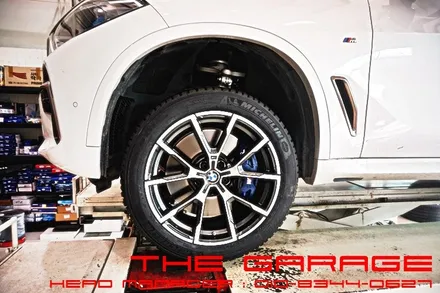 대전세종스노우타이어 대전미쉐린타이어 대전bmw휠 대전벤츠휠 대전아우디휠 - bmw X5 M50d 20인치M8디자인휠 + 미쉐린스노우타이어 적용 인스톨 / 대전 유성, 세종, 논산