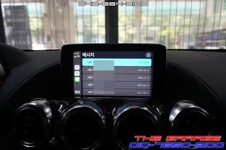 벤츠 AMG GT 카플레이 안드로이드오토 모듈 작업 / 대전 유성, 세종, 논산