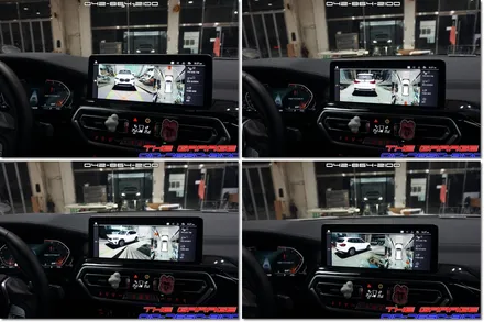 BMW X3 사제어라운드뷰 탈거하고 순정어라운드뷰 교환 작업 / 대전 유성, 세종, 논산