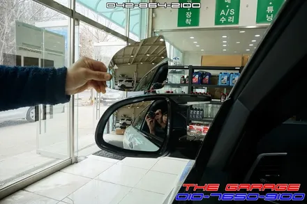 자동차사각지대 해소 BMW X6 광각미러 옵틱글래스 작업 / 대전 유성, 세종, 논산