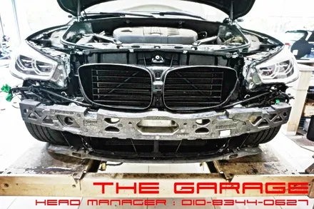 BMW 5GT 프론트 범퍼 사고로인한 보험수리 작업 인스톨 / 대전 유성, 세종, 논산