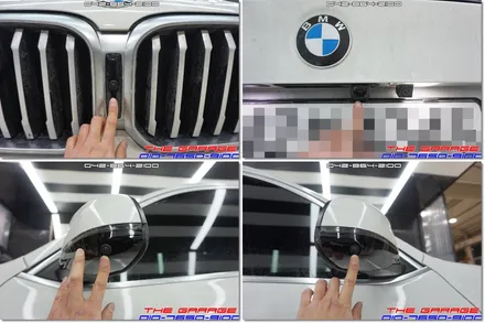 BMW X3 사제어라운드뷰 탈거하고 순정어라운드뷰 교환 작업 / 대전 유성, 세종, 논산