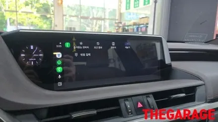 렉서스 ES300H 유무선겸용 터치 카플레이&안드로이드오토 모듈시공 / 대전 유성 화암동