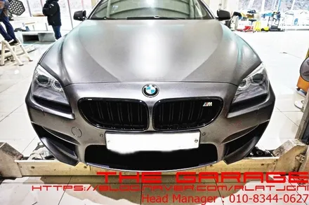 대전세종BMW바디킷 대전아우디바디킷 대전벤츠바디킷 - BMW 640d M6바디킷 프론트범퍼 휀다 리얼카본스포일러 인스톨 / 대전 유성 화암동