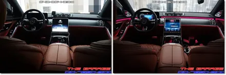 W223 벤츠S클래스 4D부메스터 전동트위터 엑티브엠비언트 작업 / 대전 유성, 세종, 논산