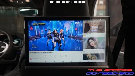 제네시스 GV80 안드로이드 후석모니터 리어모니터 노바Z9 작업 / 대전 유성, 세종, 논산